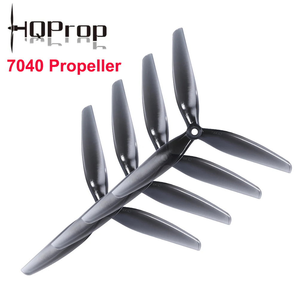 Drone Rc Parts - 8個入り HQPROP 4ペア(2CW+2CCW) 7X4X3 7040 3枚羽根PCプロペラ
