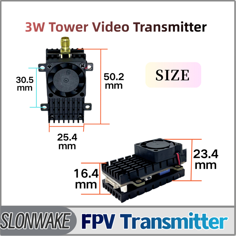 Drone With Rc Remote - SLONWAKE 5.8G 3000mW シミュレーション VTX FPV