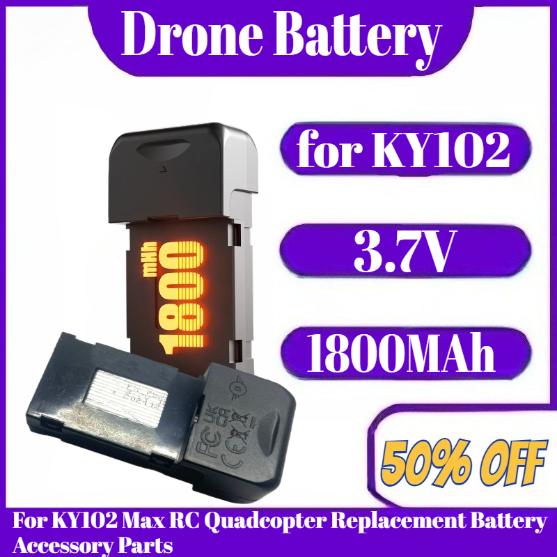 3.7V 1800MAh バッテリー KY102 ドローンバ - Drone Ky102 Rc のレビューと価格