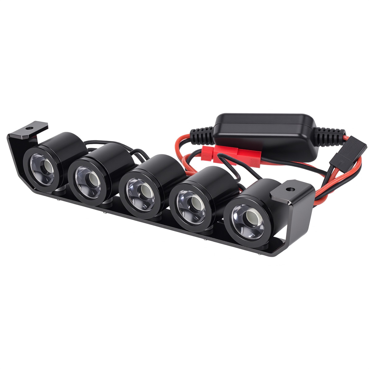 アルミ製5LEDライトヘッドライトスポットライト 1/10  - Drone Shahed Rc のレビューと価格