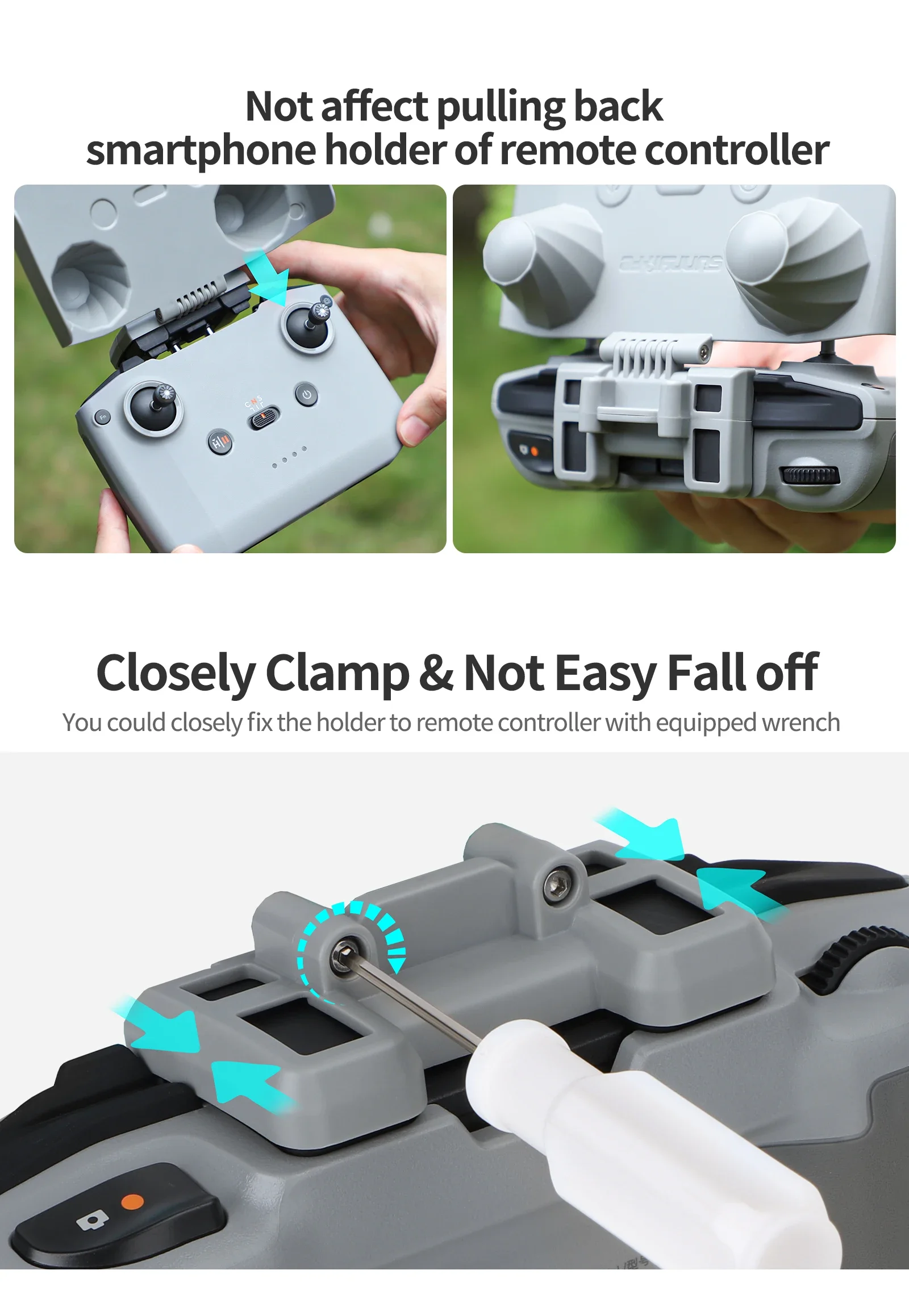 2 in 1 コントローラープロテクター サンフード コント - Drone Dji Rc 3 のレビューと価格