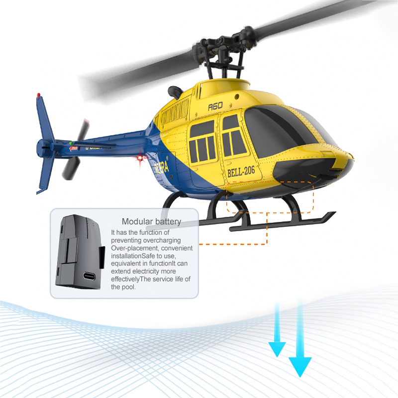 A60 RC ヘリコプター 2.4G 6軸ジャイロスコープ  - Drone Shahed Rc のレビューと価格
