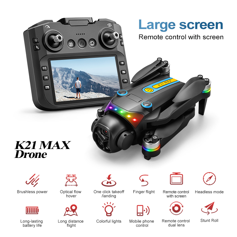 屋外用電動ドローン デュアルカメラ 90 °   120 ° - Drone Rc Plegable のレビューと価格