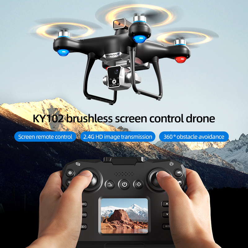 ブラシレスRCドローン スクリーンコントロール 5G HD画 - Drone Ky102 Rc のレビューと価格