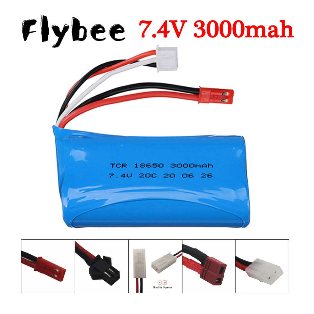 7.4 v,3000 mah,18650 li-ionリモー - Drone Lipo Battery のレビューと価格