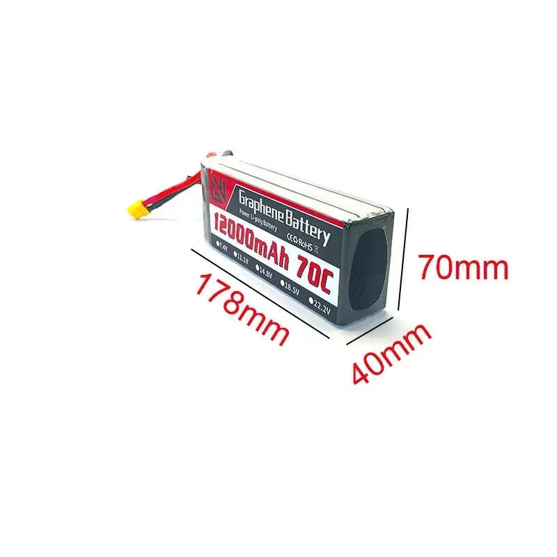 14.8V 12000mAh RCバッテリー 4S リポバッ - Drone Rc Game のレビューと価格