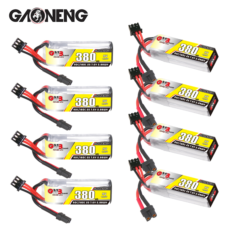 GNB 2S 7.6V 380mAh 90C/180C リポ - Drone Lipo Battery のレビューと価格
