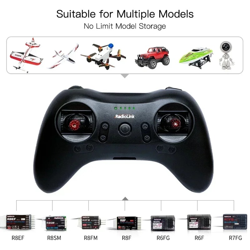 Radiolink T8S 8CH 2.4G RC送信機 R - Drone Rc Game のレビューと価格