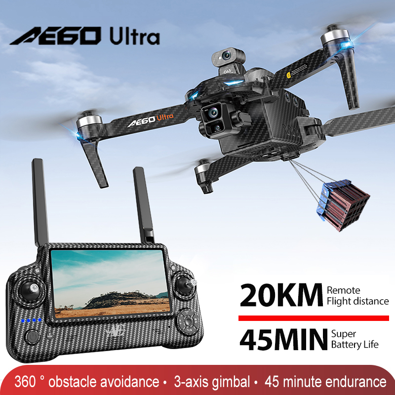 AE60 GPSドローン プロフェッショナル 8Kカメラ 3 - Drone Rc Plegable のレビューと価格