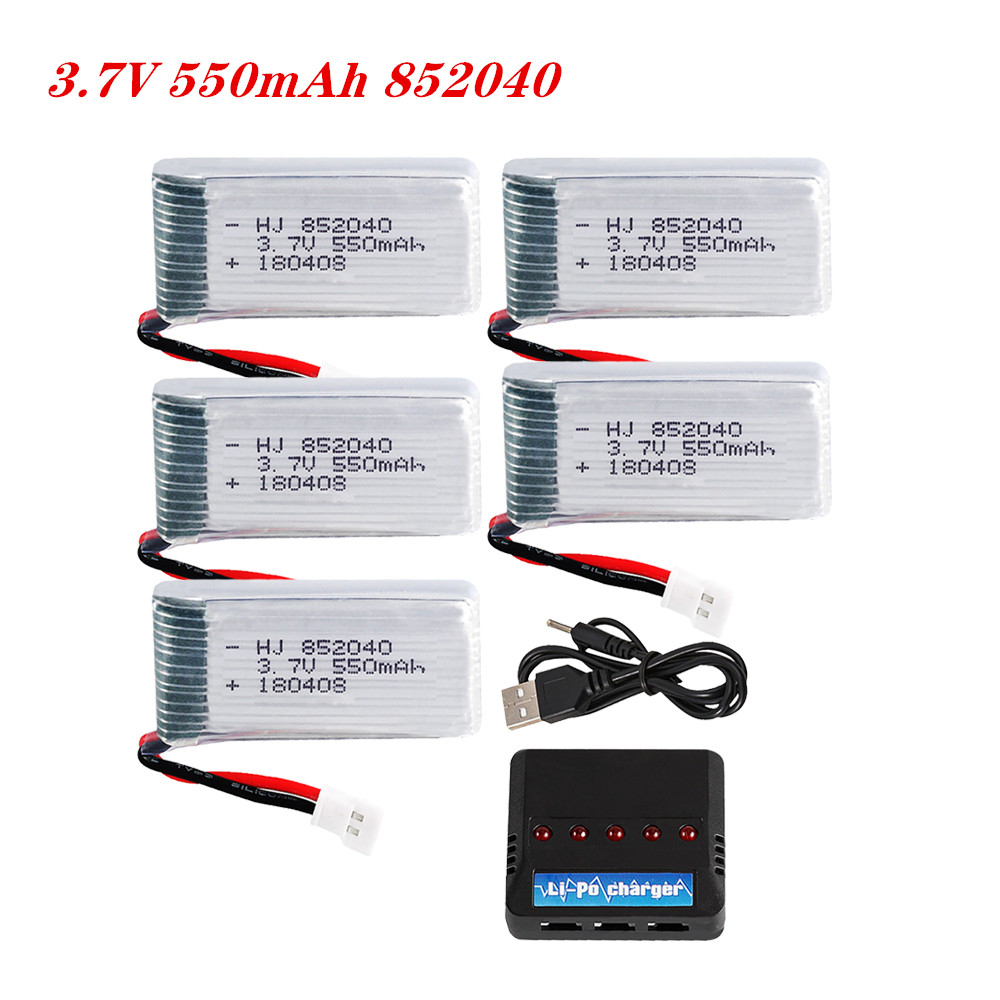 3.7V 550mAh 25C リポバッテリー 852040 - Lipo Battery Charger のレビューと価格