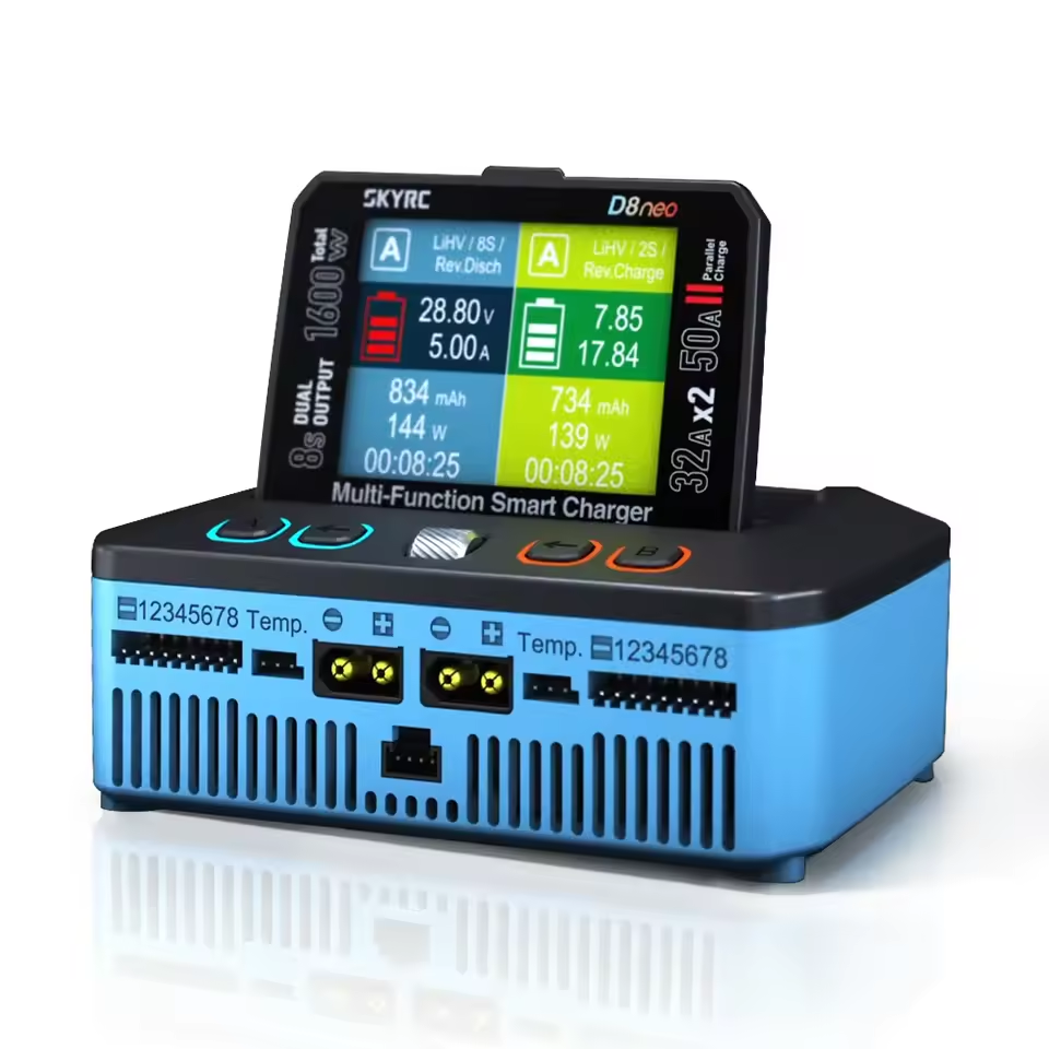SKYRC D8neo スマートチャージャー デュアル出力  - Lipo Battery Charger のレビューと価格