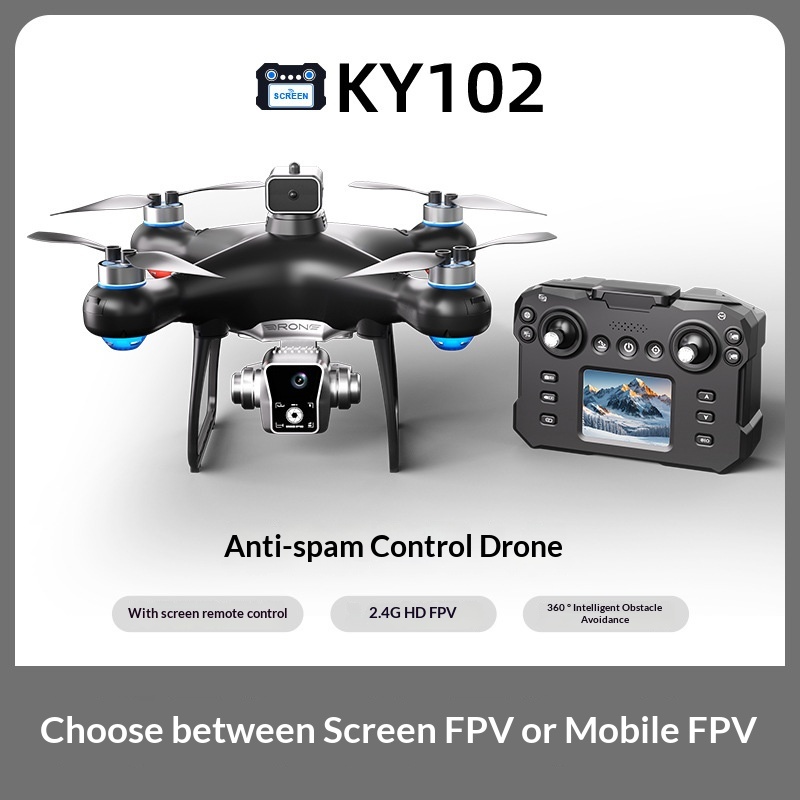 Ky102ドローン 4K HDデュアルカメラ ブラシレスモー - Drone Ky102 Rc のレビューと価格