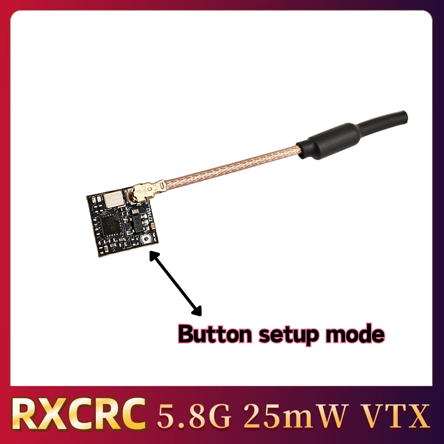 RXCRC 5.8GHz 48CH FPV 25mW アナロ - Drone Rc Aircraft のレビューと価格