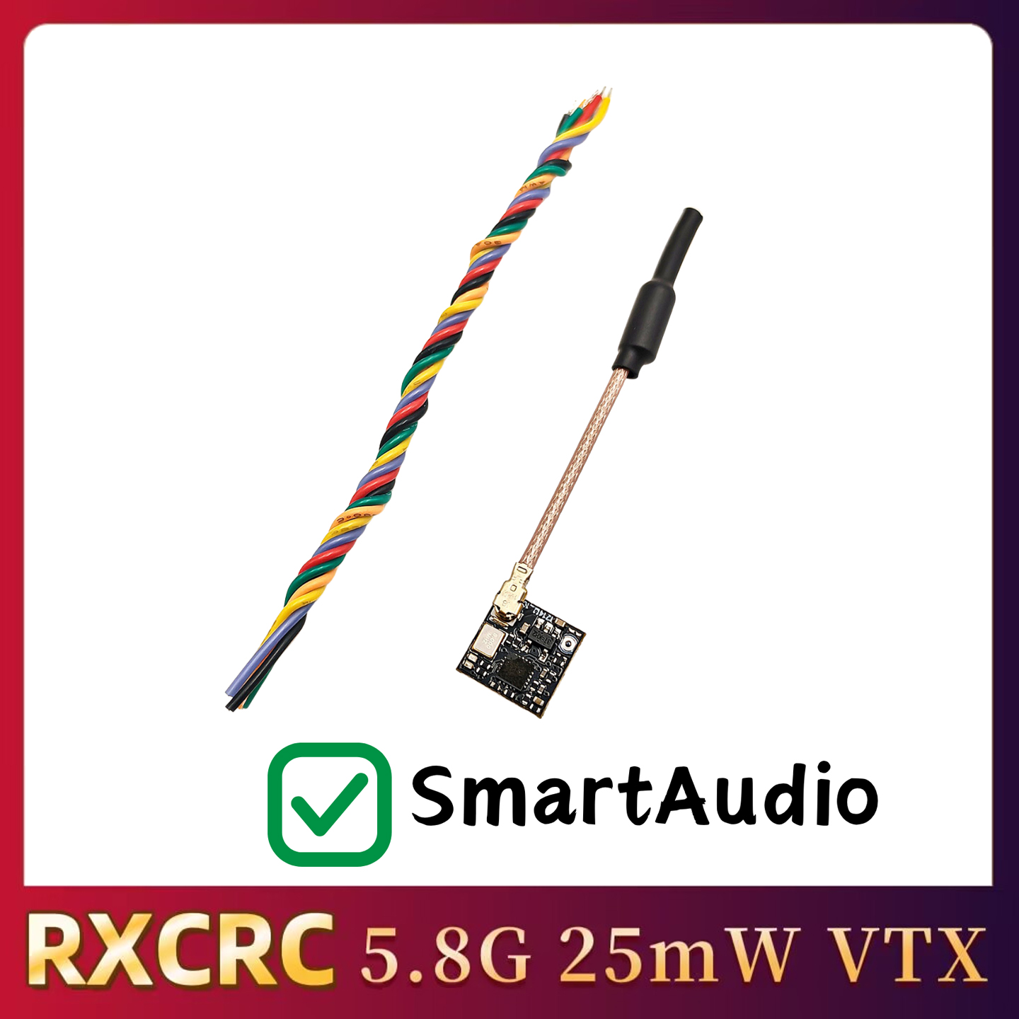 RXCRC 5.8GHz 48CH FPV 25mW アナロ - Drone Rc Aircraft のレビューと価格