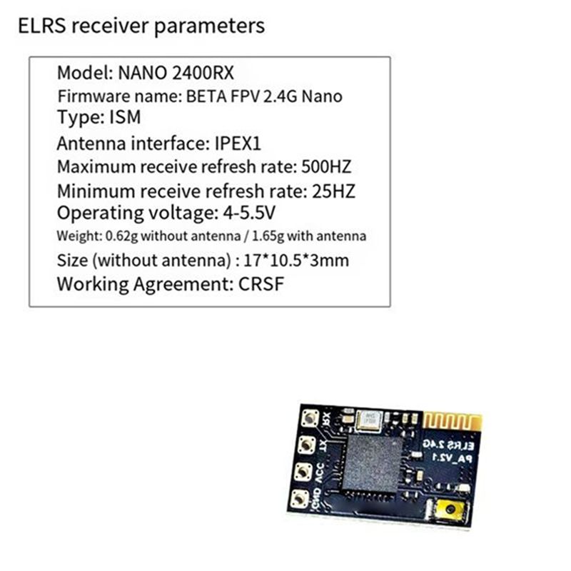 CYGJ-10PCS ELRS 2.4Ghz レシーバー N - Fpv Antenna Receiver のレビューと価格